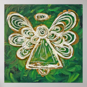 Poster vert Angel Imprimer