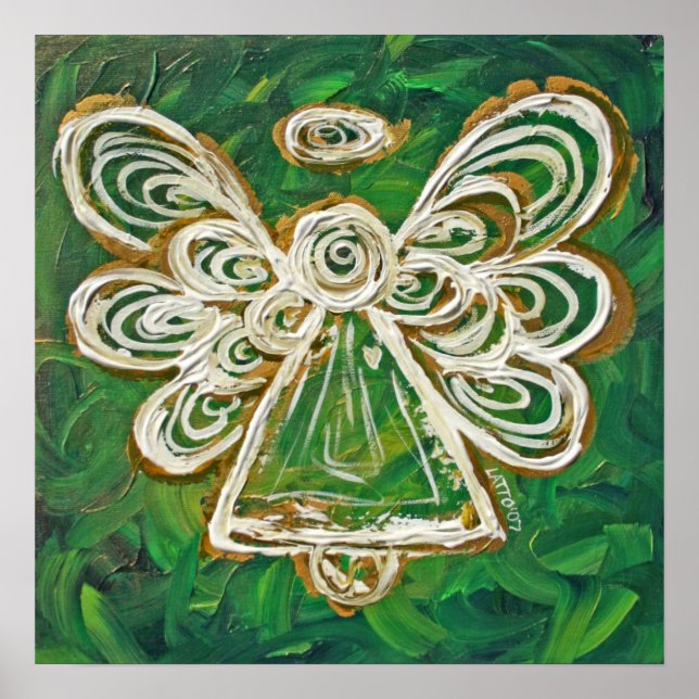 Poster vert Angel Imprimer (Devant)