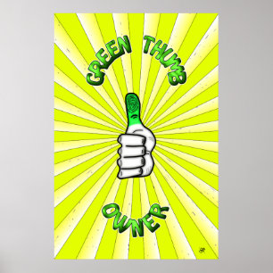 Poster vert pouce (jardinage)