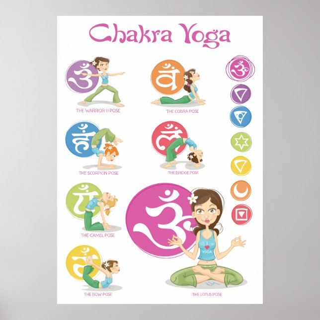 Poster vertical de Chakra Yoga Girls (Devant)