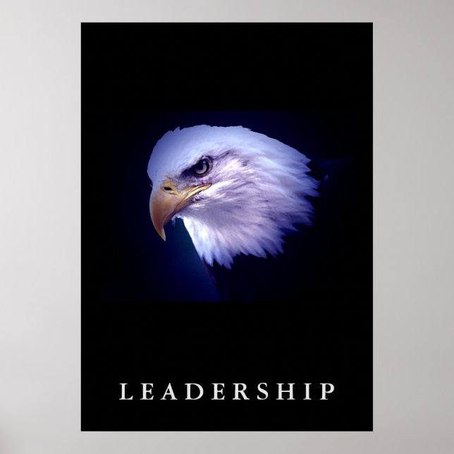 Poster vertical Motivational Leadership de l'aigle (Devant)