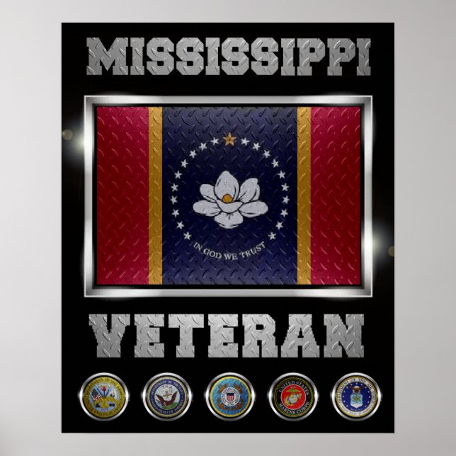 Poster vétéran du Mississippi (Devant)