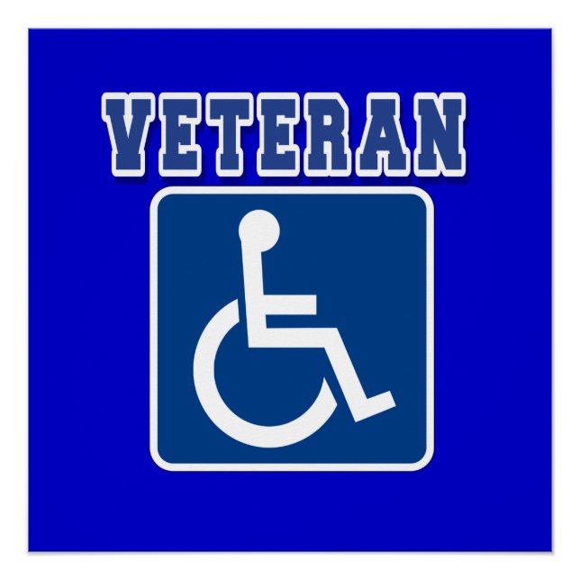 Poster Vétérinaire handicapé handicapé (Devant)