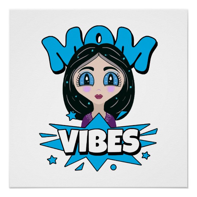 Poster Vibes de maman (Devant)