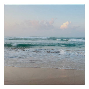 Poster Vibes d'été   Monogramme Soleil & Sable de la Plag