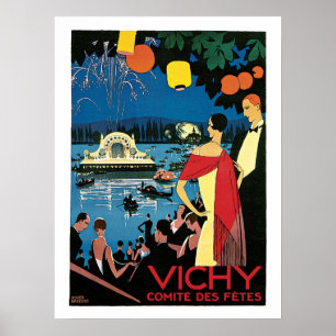 Poster Vichy Vintage French Travel