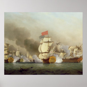 Poster Victor de monsieur George Anson's de Vice-amiral