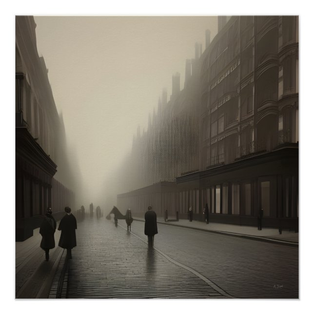 Poster - Victoria London Street (Devant)