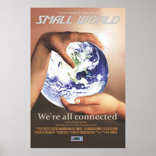 Poster vidéo CSA Small World 27X40 (Devant)