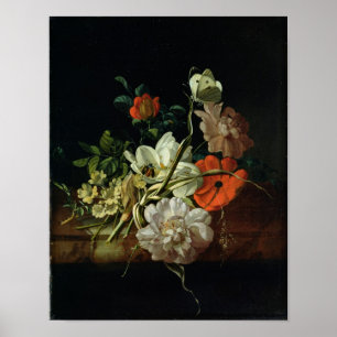 Poster Vie morte avec fleurs