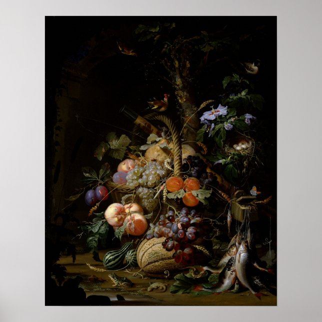 Poster Vie morte des fruits (Devant)