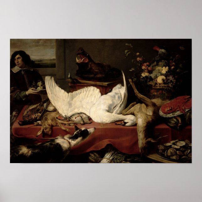 Poster Vie morte du jeu et des mollusques (Devant)
