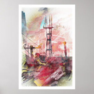 Poster Vie SutroMatic AKA Sanfrancisco Electric Twin
