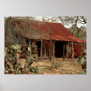 Poster vieille ferme