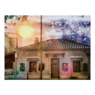 Poster Vieille maison