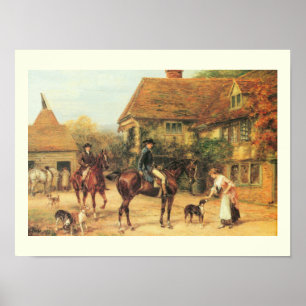 Poster Vieille scène de campagne