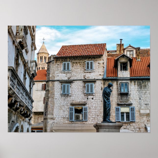 Poster Vieille ville, Split, Croatie (Devant)