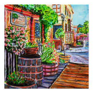 Poster Vieille Ville Temecula Ca.