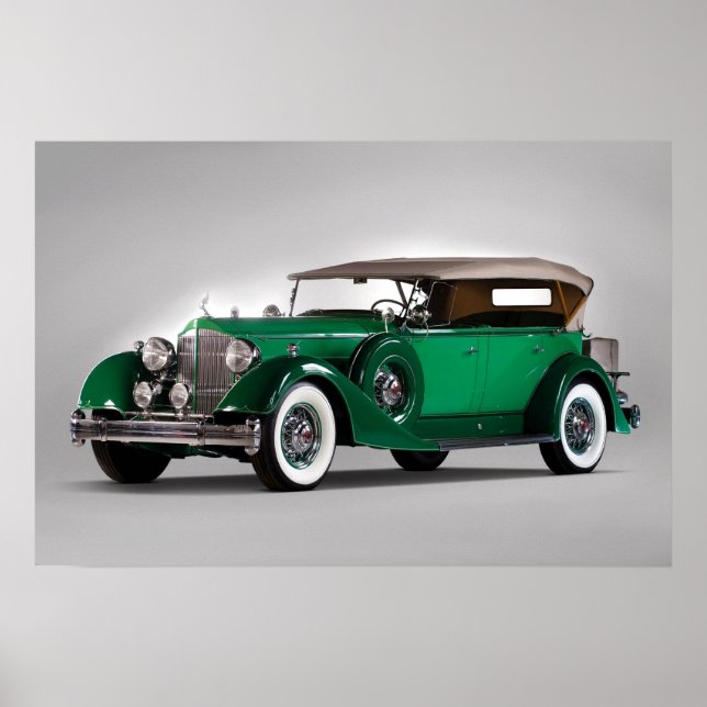 Poster vieille voiture (Devant)