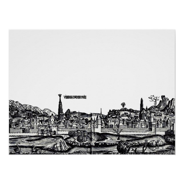 Poster Vienne capitale de l'Autriche  (Devant)