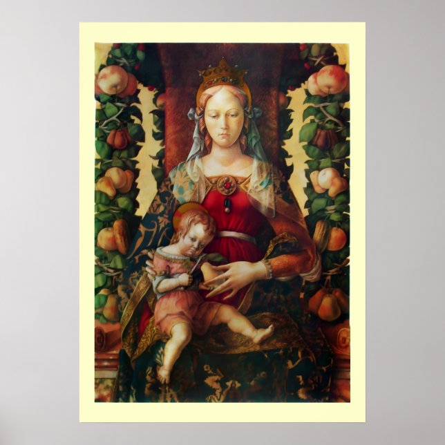 Poster VIERGE À L'ENFANT particulier 2 (Devant)