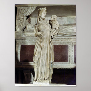 Poster Vierge et enfant