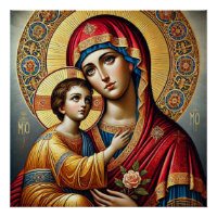 Vierge Marie avec bébé Jésus Christ