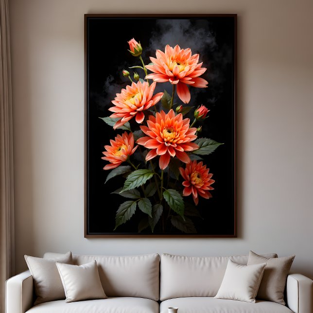 Poster Vietnamese Chrysanthemum on the Moon (Créateur téléchargé)