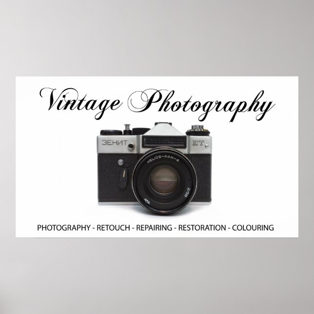 Poster Vieux appareil (Devant)