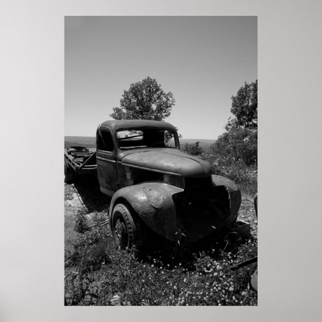 Poster Vieux camion (Devant)