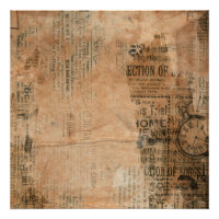 Vieux journal Vintage déchiré un