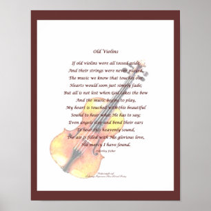 Poster Vieux Violins