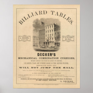 Poster Vignette de l'établissement de détail Publicité