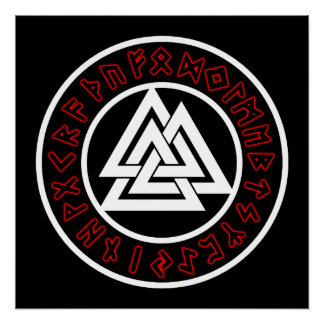 Poster Viking White Triscalion