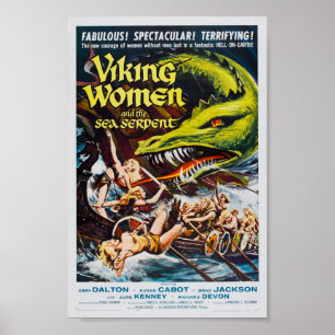 Poster Viking Women and the Sea Serpent Movie