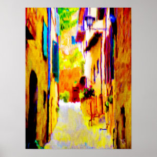 Poster Villa dans Corleone sur la toile 15x20
