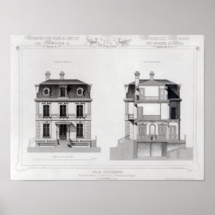 Poster Villa Suburbaine, Premier Chasse à St. Cloud