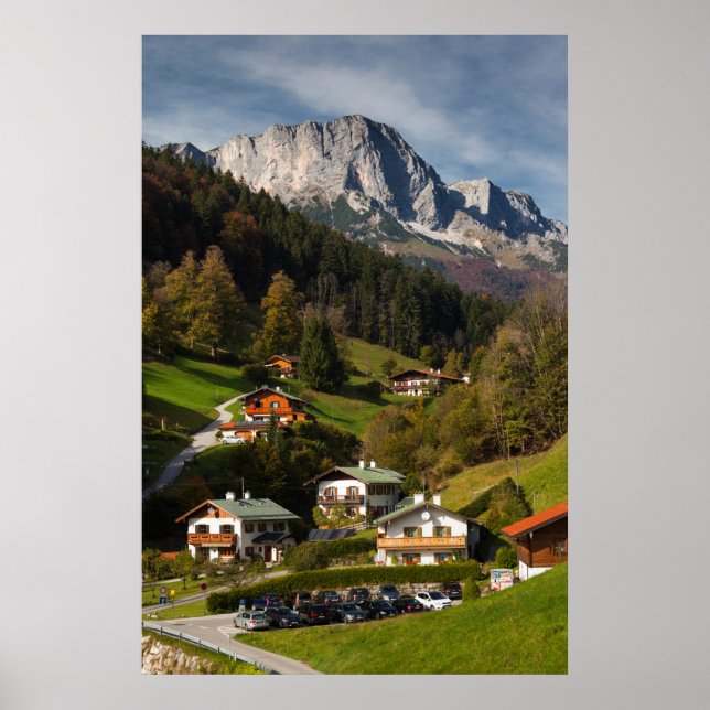 Poster Village de Maria Gern, Bavière (Devant)
