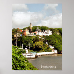 POSTER VILLAGES DU PAYS DE GALLES
