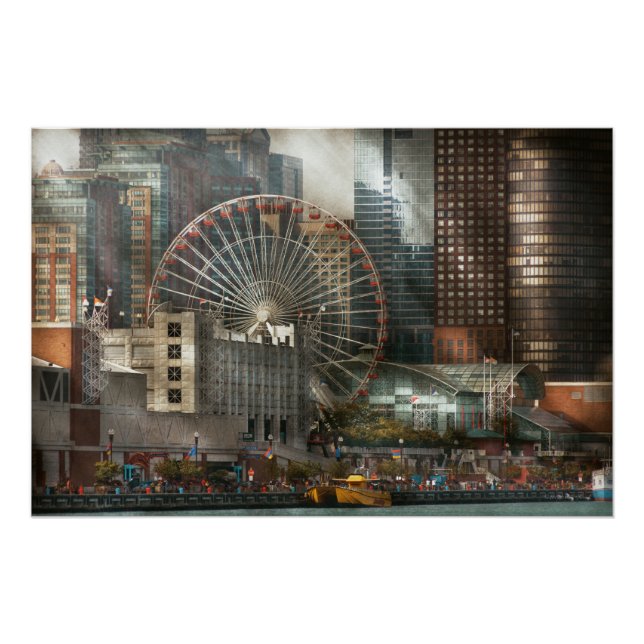 Poster Ville - Chicago, IL - Pier Pressure (Devant)