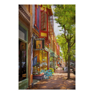 Poster Ville - Corning NY - Market Street Coffee & Tea