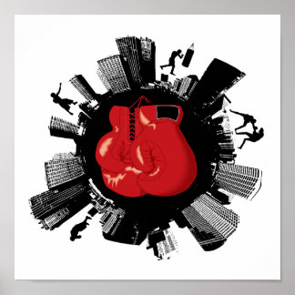 Poster Ville de boxe