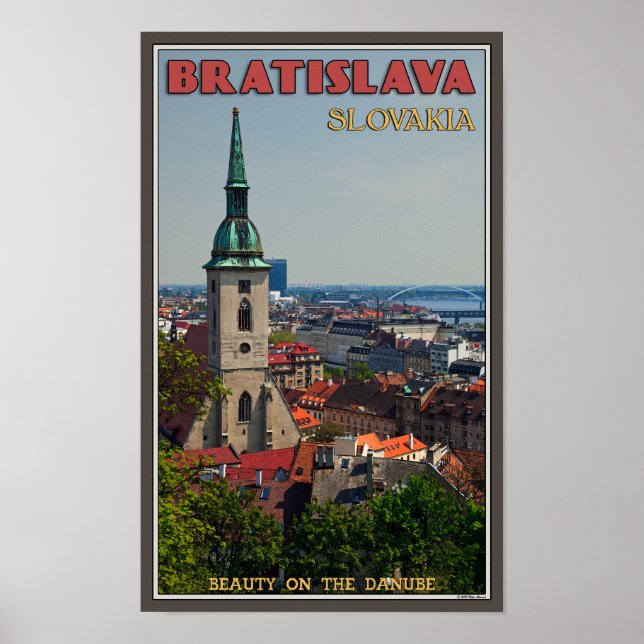 Poster Ville de Bratislava (Devant)