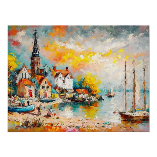 Poster Ville de Chaleur et de Lumière (Devant)