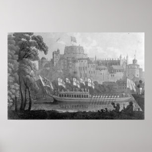 Poster Ville de London State Barge