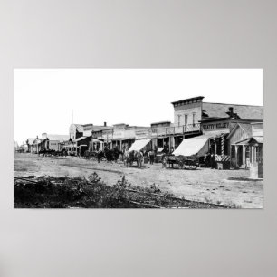 POSTER VILLE DE WEST DODGE, KANSAS