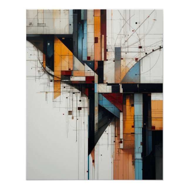 Poster Ville fragmentée (Devant)