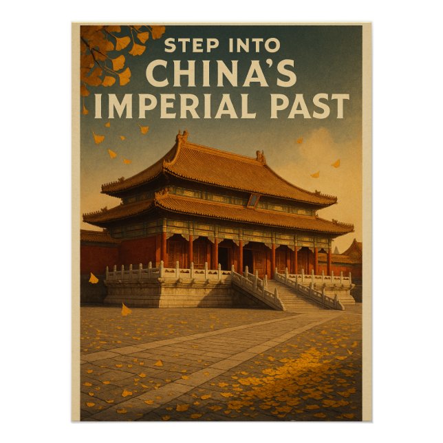 Poster Ville interdite à Pékin en automne (Devant)