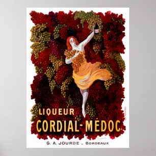 Poster VIN FRANÇAIS vintage 1908