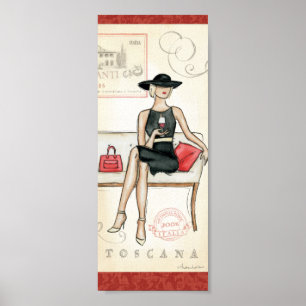 Poster Vin potable de Fashionista